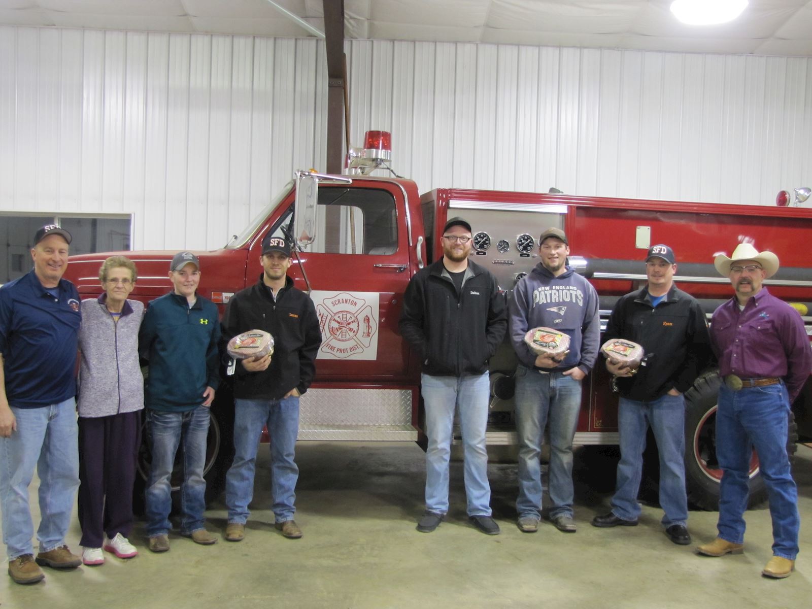 Scranton Volunteer Fire Department Receives Ham Donation