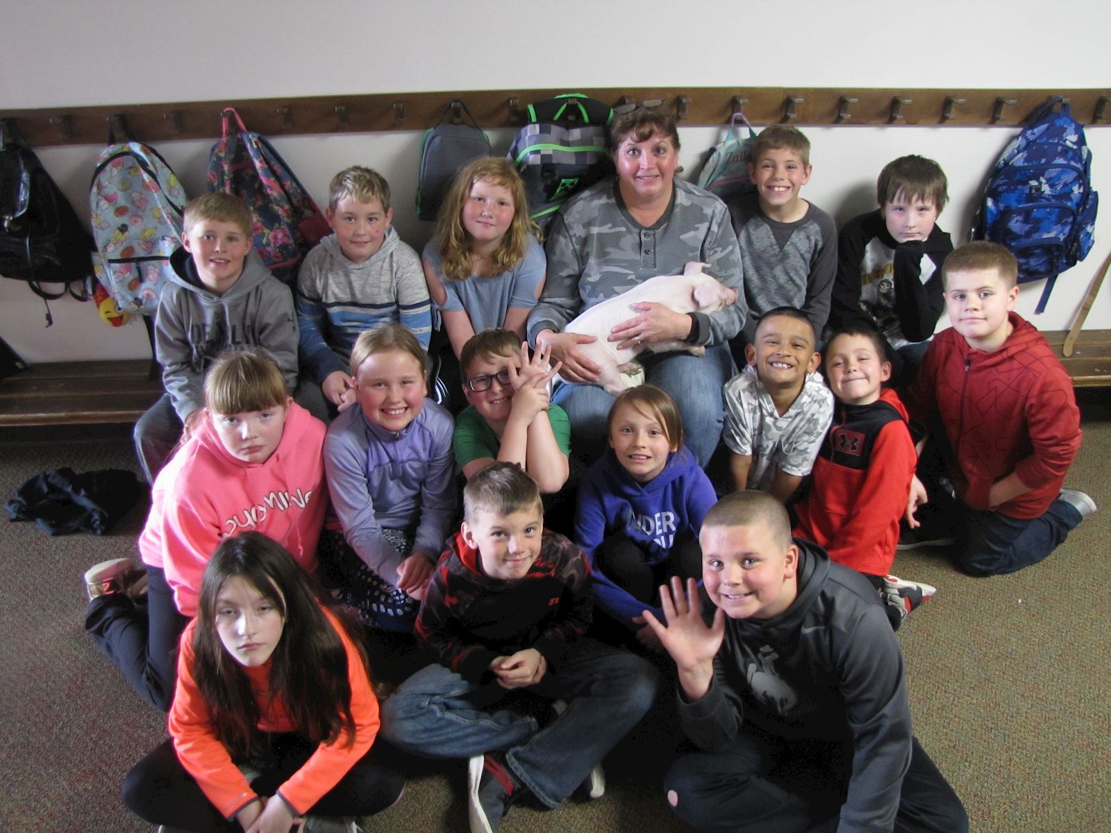 AMVC hosts piglet program for Wheatland students