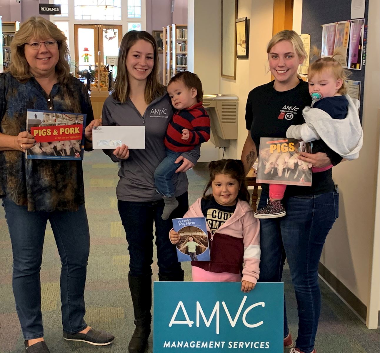 AMVC Akron Library Donation