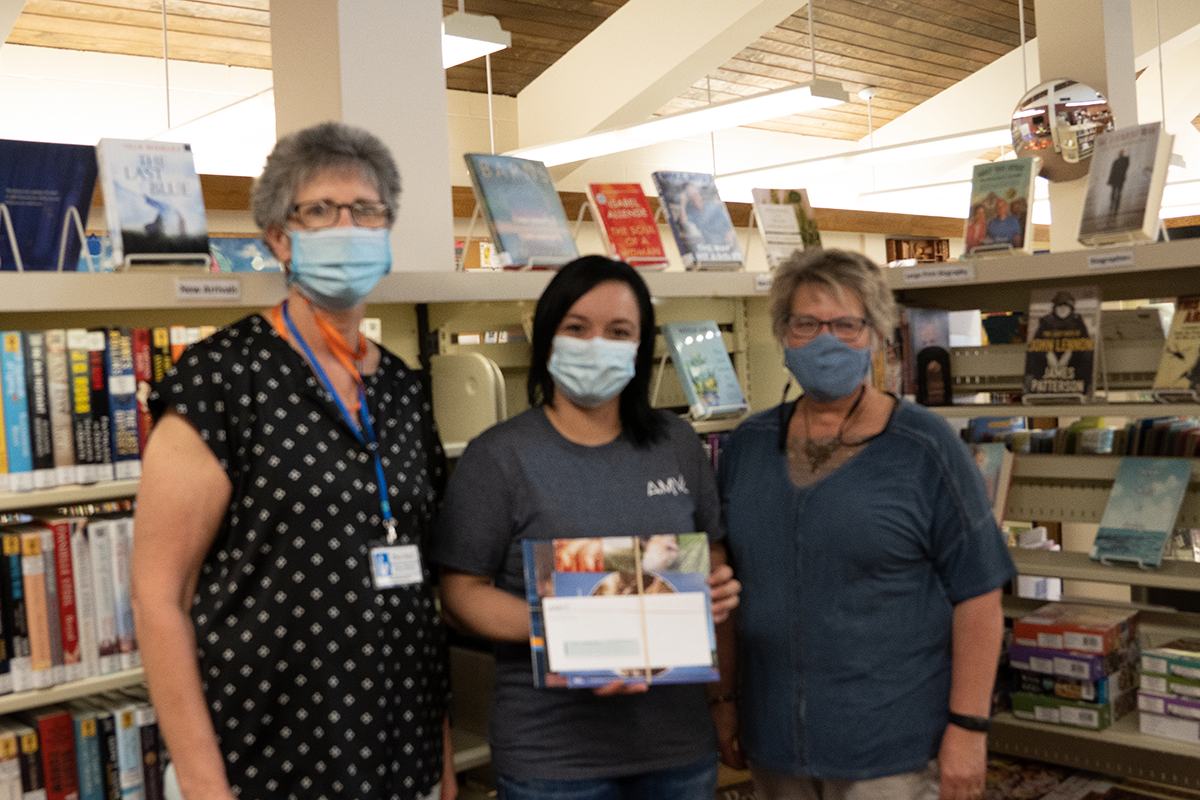 Coon Rapids Library Donation