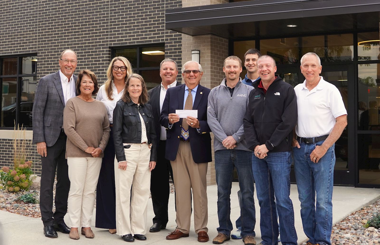 AMVC and Audubon State Bank Donation