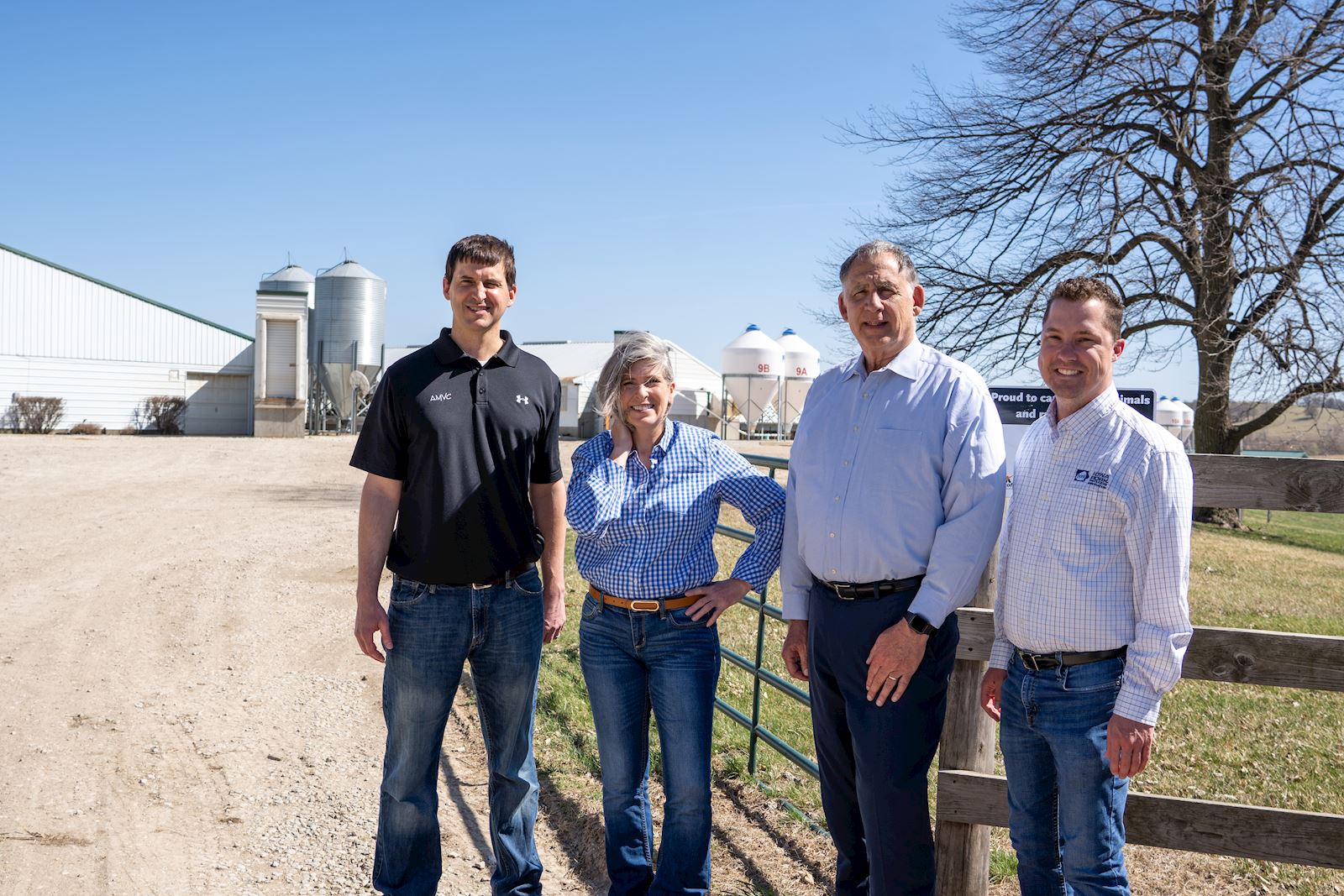 Senator Ernst, Grassley, and Boozman Visit AMVC