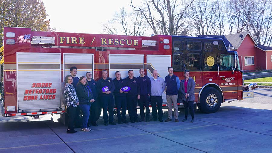 Ham donation in Frankfort, IN