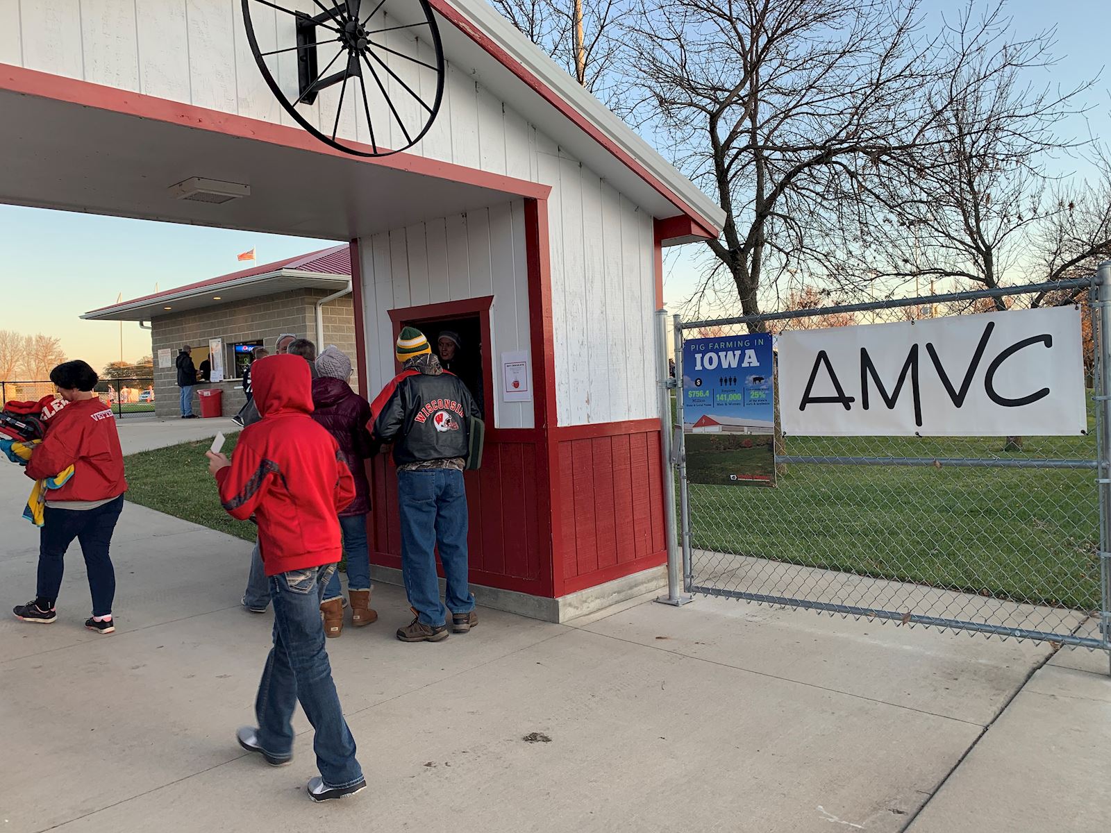 AMVC pork night with audubon football