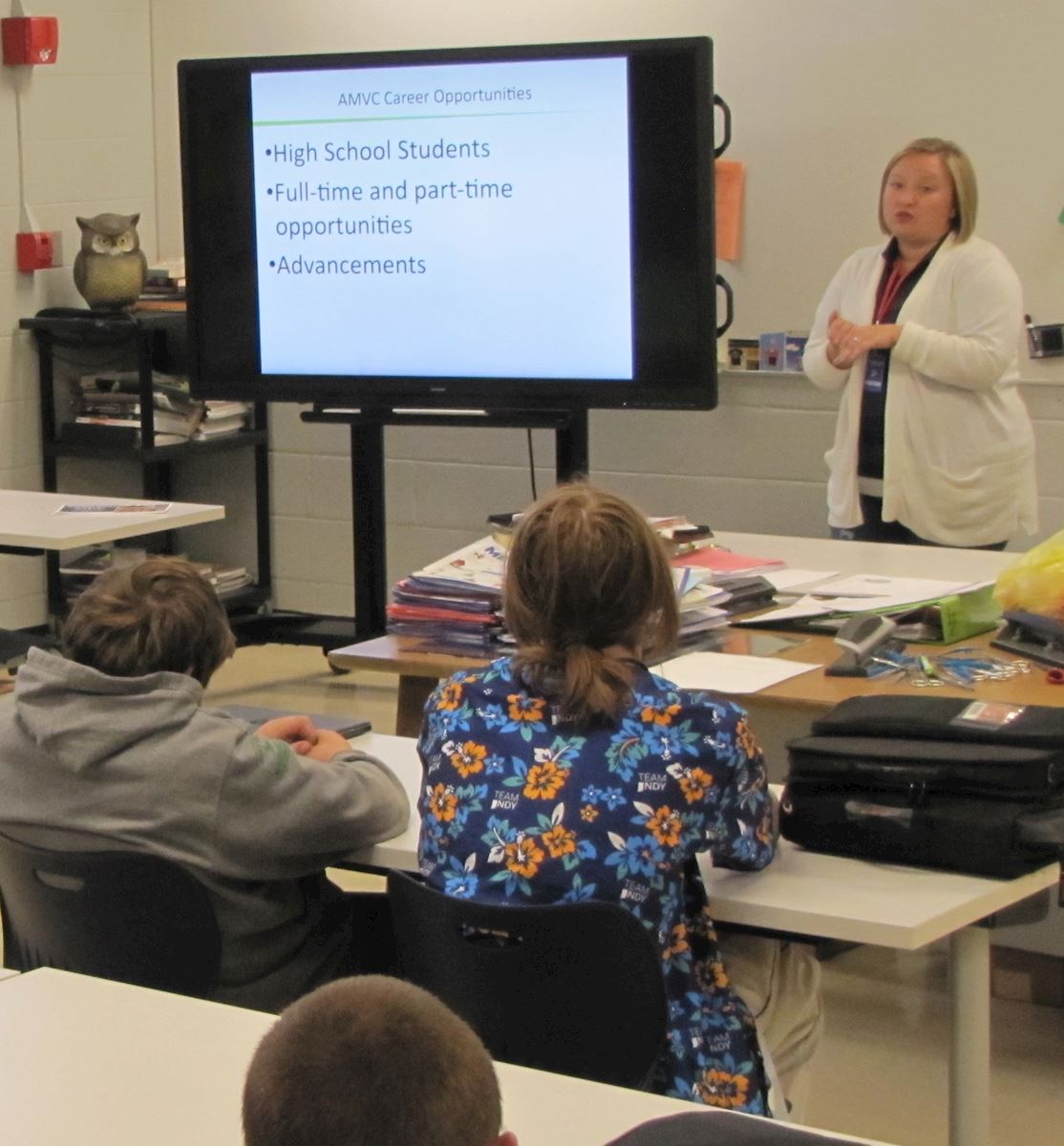 AMVC presents to Crawfordsville students