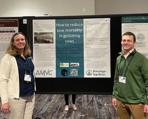 Drs. Joel & Amy with poster
