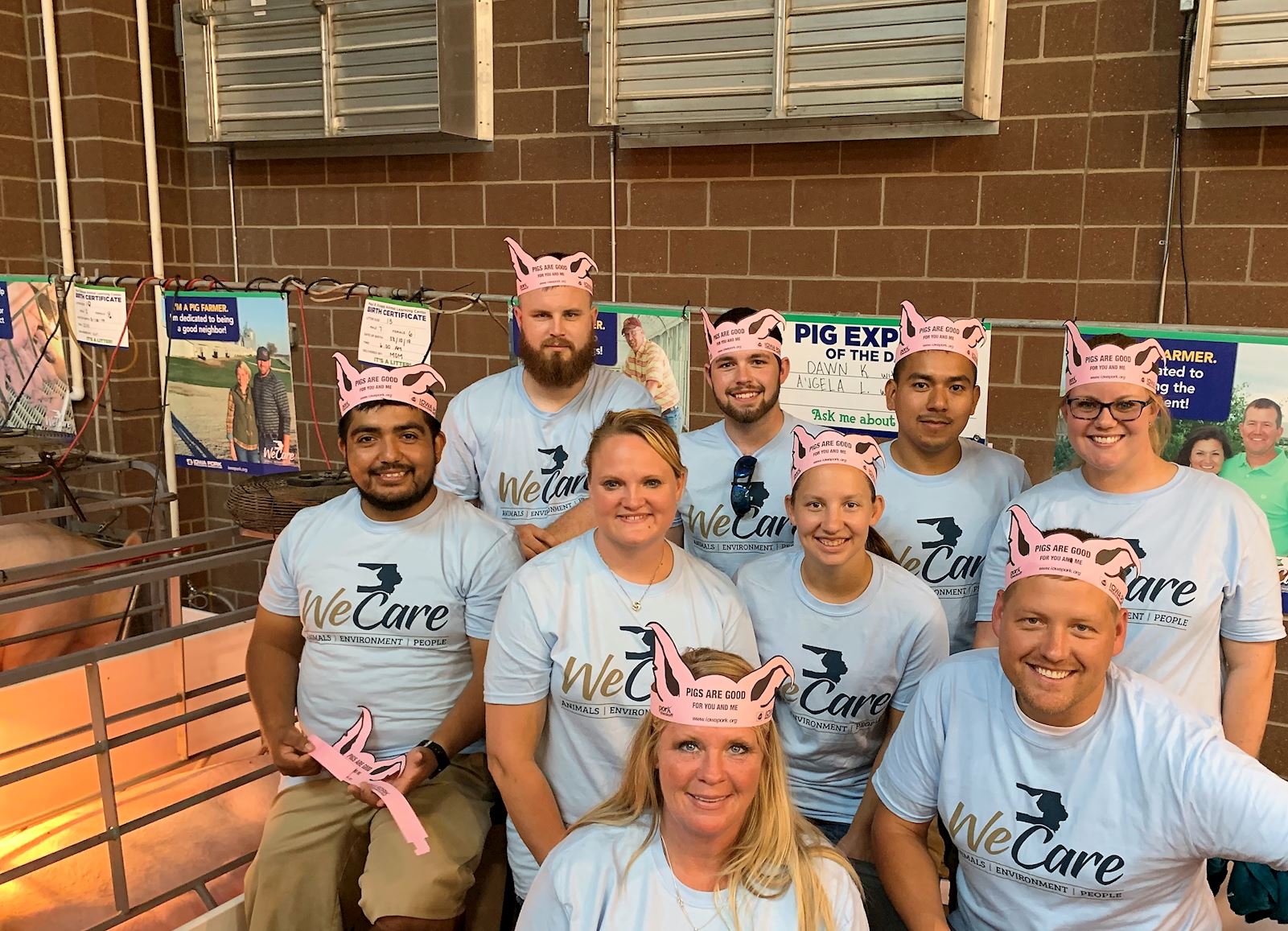 AMVC employees volunteer at Iowa State Fair