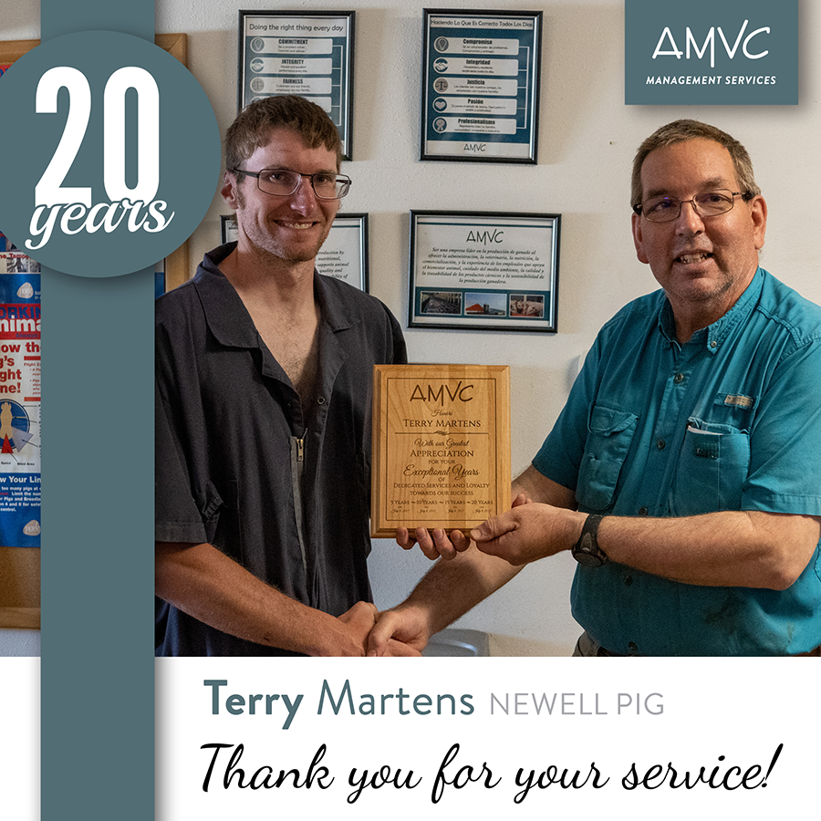 Terry Martens Celebrates 20 Years with AMVC