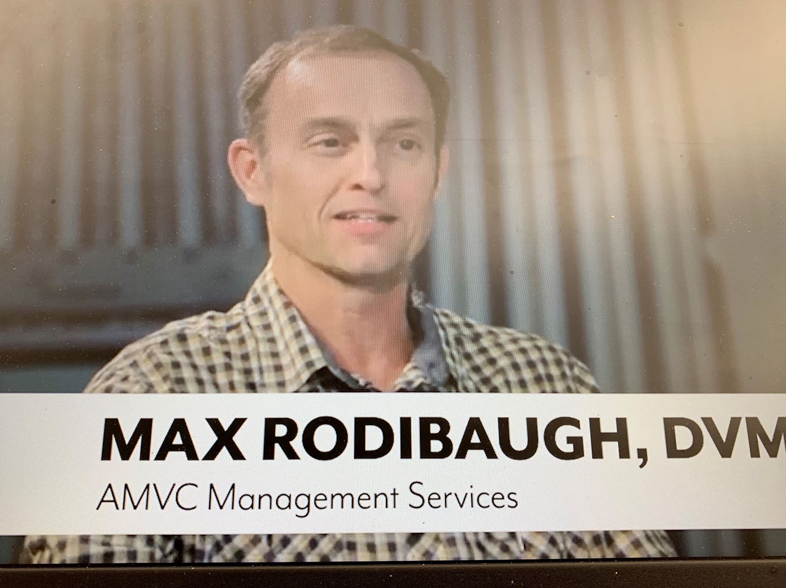 Dr Max Rodibaugh Swine Health Services AMVC