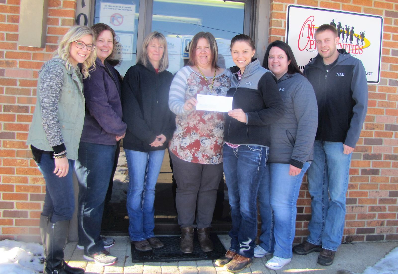AMVC employees donate to local charities